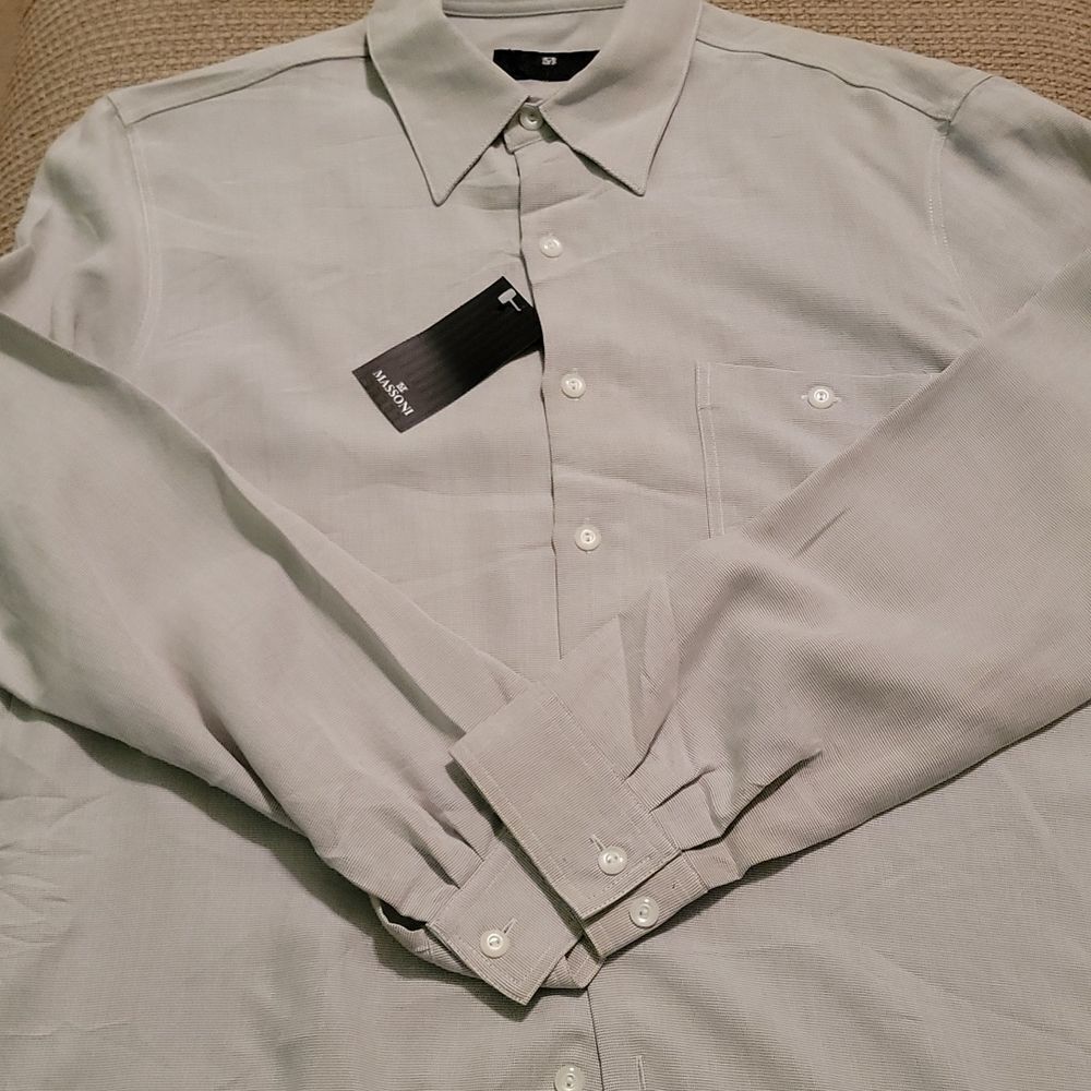 NWT Men's Massoni dress shirt - Picture 5 of 8